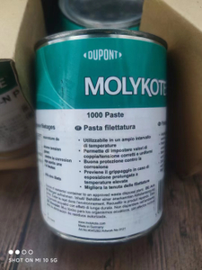 FM36 Molykote EM-50L จาระบีสังเคราะห์สีขาวสำหรับชิ้นส่วนพลาสติก 1KG CAN