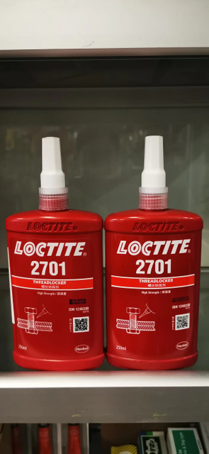 FM42 Loctite 2760 2701 Thixotropic น้ำยาล็อคเกลียวที่มีความแข็งแรงสูง แห้งตัวเร็ว น้ำยาล็อคเกลียว