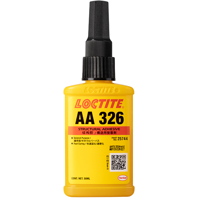 FM25 Loctiter Henkle AA326 50ml ความหนืดปานกลางกาวอะคริลิคกาวโครงสร้างสำหรับ Fast Cure และแรงเฉือนสูง