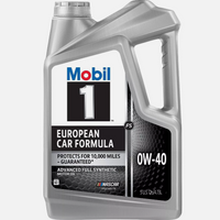 ZYQ3 MOBIL 1 สูตรรถยนต์ยุโรป 0W40 4.73 ลิตร MOBIL 1 น้ำมันเครื่องน้ำมันเครื่องประสิทธิภาพสูงและน้ำยาทำความสะอาด