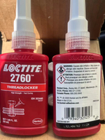 FM42 Loctite 2760 2701 Thixotropic น้ำยาล็อคเกลียวที่มีความแข็งแรงสูง แห้งตัวเร็ว น้ำยาล็อคเกลียว