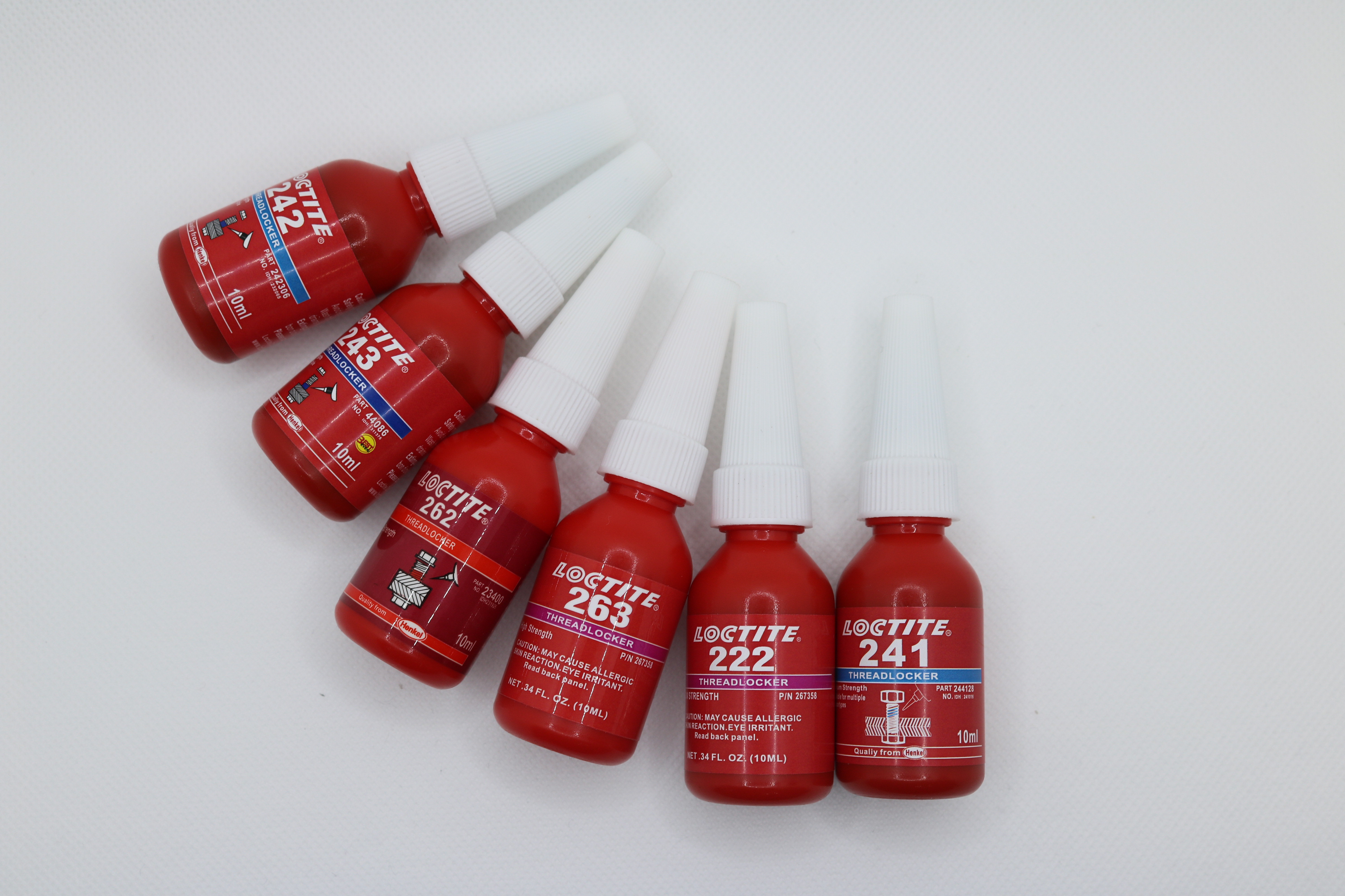 Zyx 10ml loctiter กาว 242 222 241 243 สกรูกาวสีฟ้าความแข็งแรงปานกลางสกรูยึดโลหะ Bonding anaerobic กาว